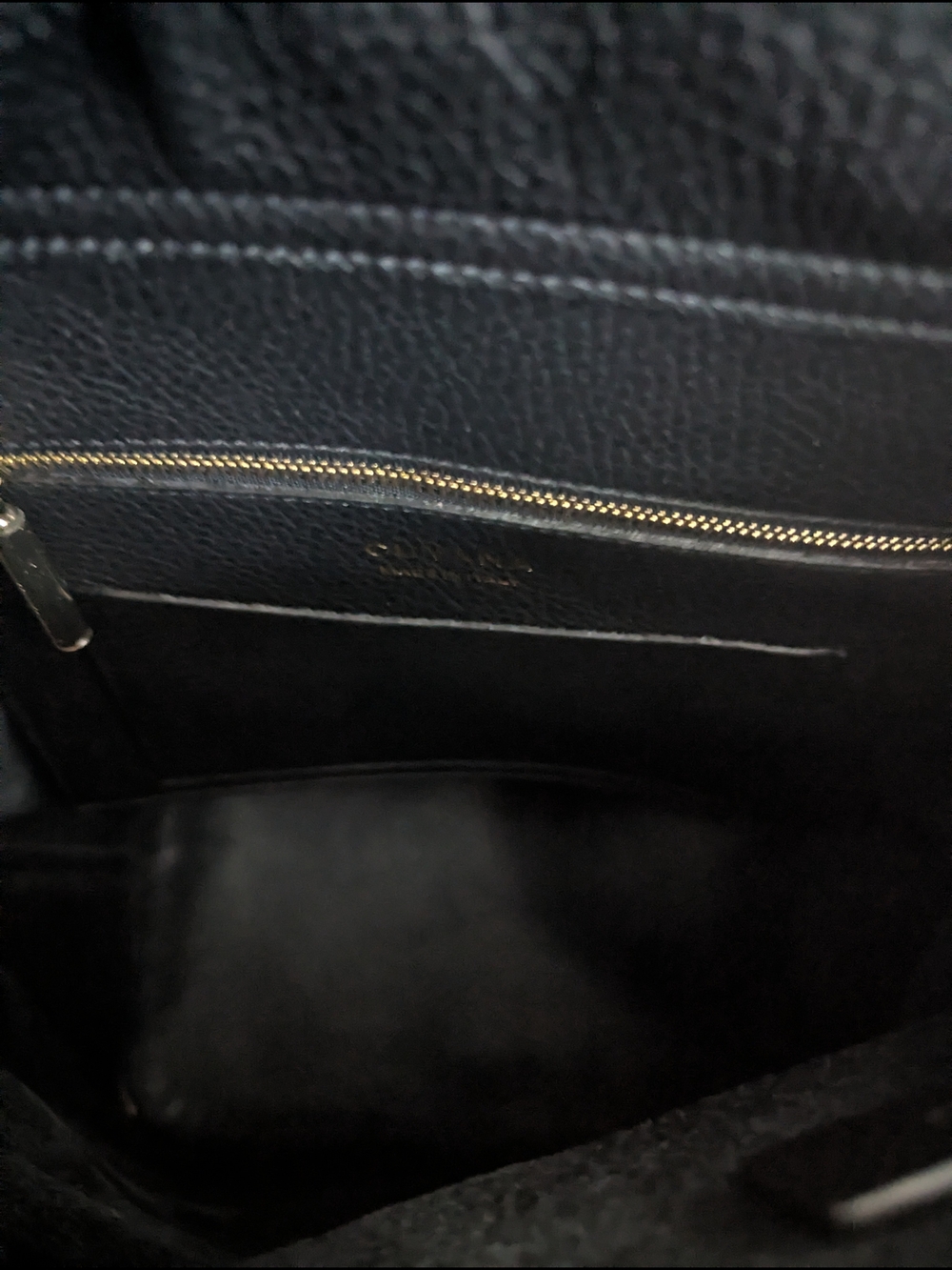 Cuyana 13" Black Pebbled Leather Backpack - Picture 4 of 6